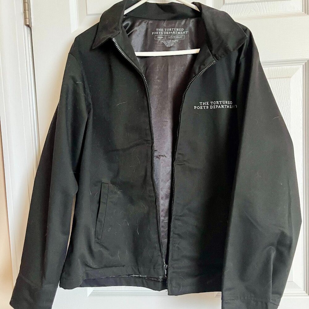 Taylor Swift The Tortured Poets Department TTPD Official Black Jacket